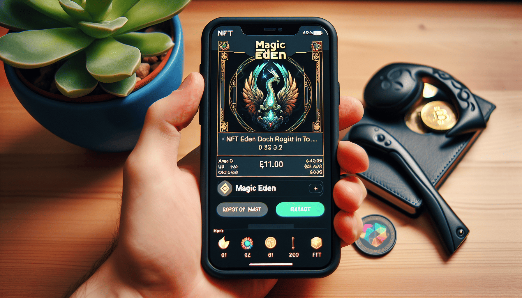 Magic Eden mobile app interface